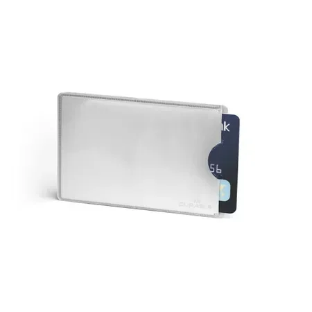 Durable 890023 korthållare i plast 10 st Silver