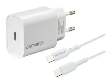 4Smarts USB-laddare 20 W USB-C® Power Delivery Vit Inomhus, Vägguttag USB Power Delivery (USB-PD)