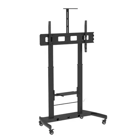 Techly ICA-TR45 tv-bänk med 2 hyllor, svart