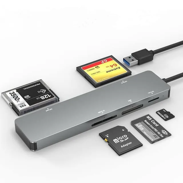 Nördic USB-A 3.0 Kortläsare 5 Slot CFast