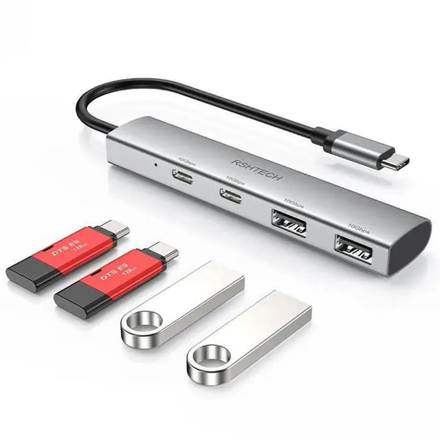 Nördic Gen2 3.2 USB-C 4ports Hubb 10Gbps