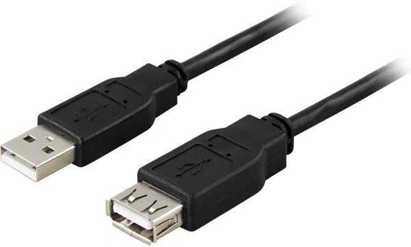 USB 2.0-förlängningskabel, Typ A, 2 meter