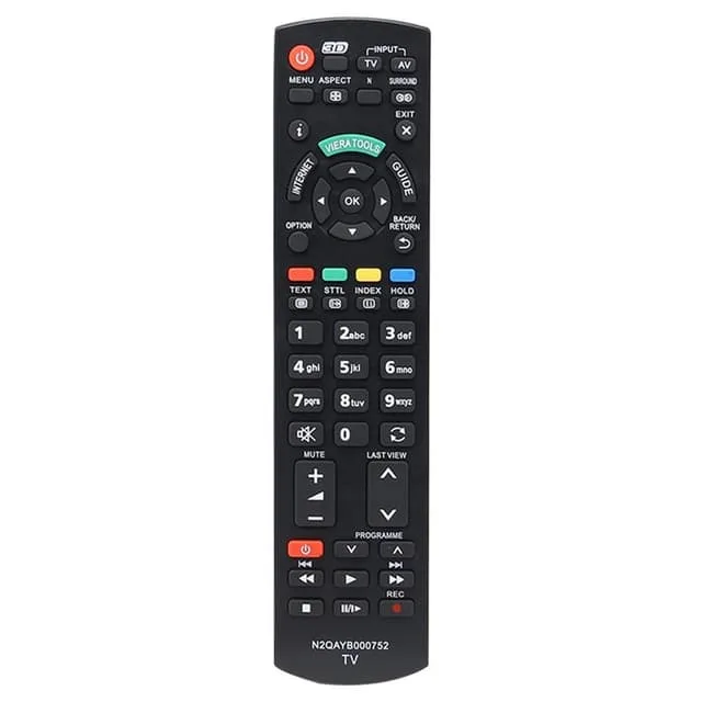 MTK N2QAYB000752 TV fjärrkontroll Ersättning för Panasonic