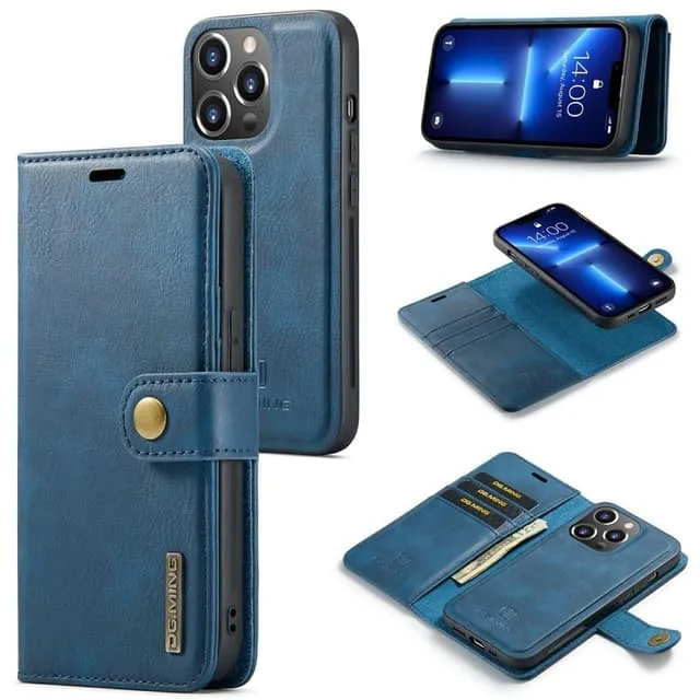 DG Ming iPhone 15 Pro 2-i-1 Magnet Plånboksfodral