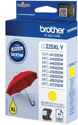 Brother Bläckpatron Brother LC225XLY Gul