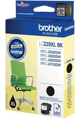 Brother Bläckpatron Brother LC229XLBK Svart
