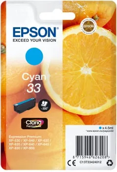Epson Bläckpatron Epson 33 Cyan