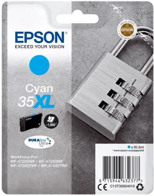 Epson Bläckpatron Epson 35XL Cyan