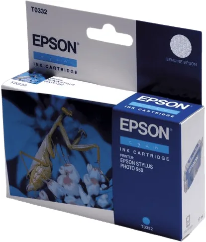 Epson Bläckpatron Epson T0332 Cyan