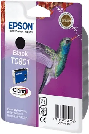 Epson Bläckpatron Epson T0801 Svart