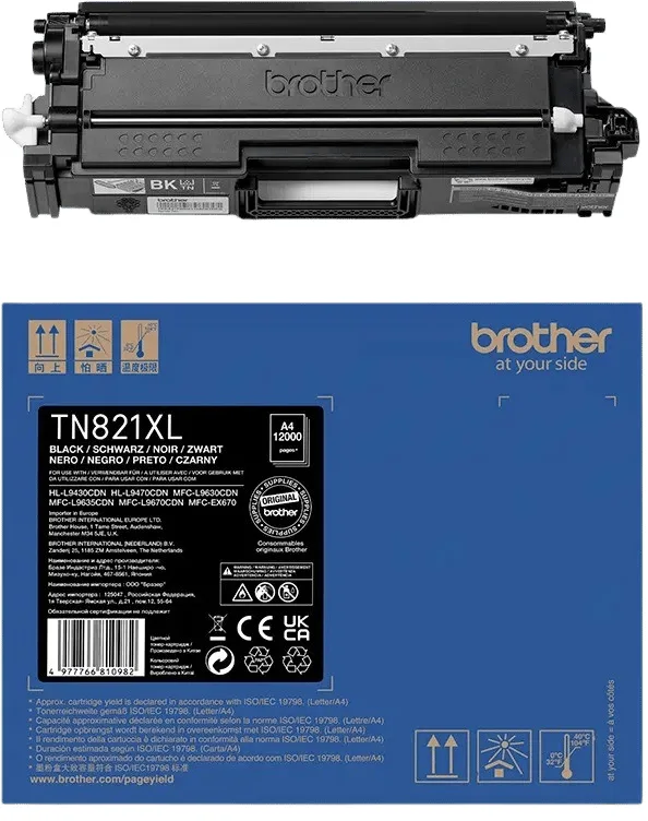 Brother Toner Brother TN821-XL Svart