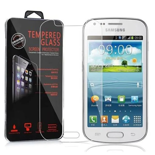 Cadorabo Samsung Galaxy TREND DUOS Skyddsglas Skyddsfilm