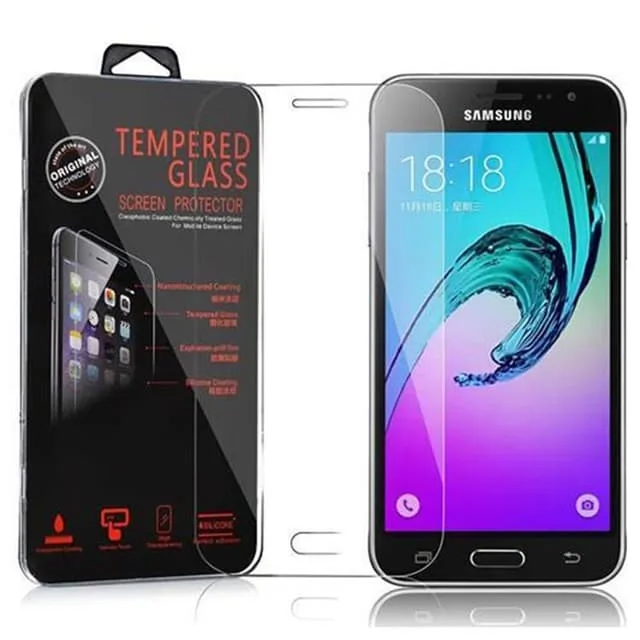 Cadorabo Samsung Galaxy J3 2015 Skyddsglas Skyddsfilm