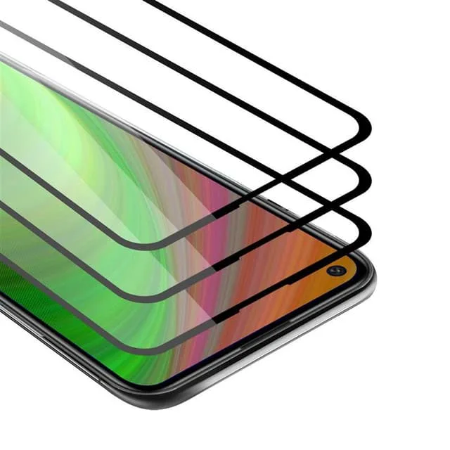 Cadorabo Huawei P40 LITE E skyddsglas 3-pack