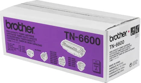 Toner Brother TN-6600 Svart