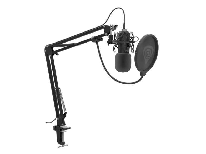 Genesis Radium 400 G2 USB-studiomikrofon med arm – svart