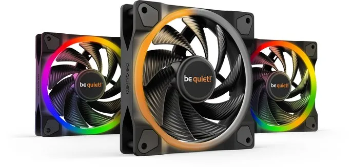 Fläkt 120 mm be quiet! LIGHT WINGS, PWM, high-speed, 3-pack, aRGB