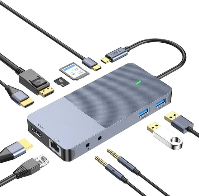 NÖRDIC 1 till 11 USB-C dockningstation