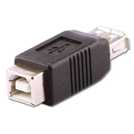 Lindy 71228 kabeladapter USB A USB B Svart