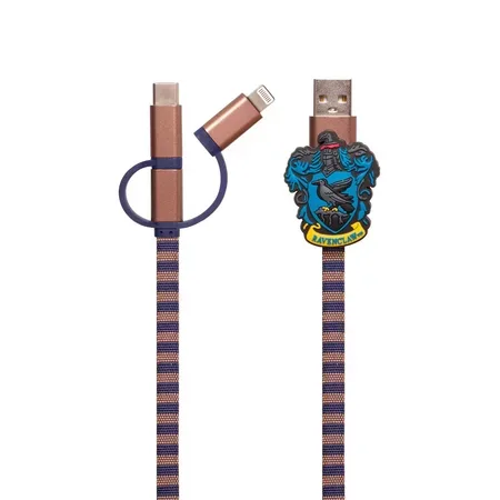 Thumbs Up 1002653 USB-kabel 1 m, USB A till Micro-USB B, brun och lila
