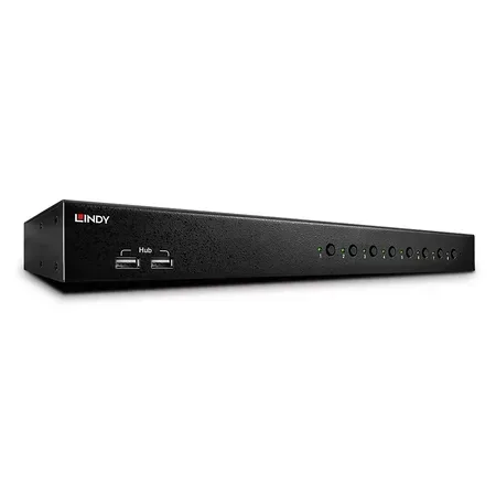 Lindy 39317 KVM-switch 8 datorer svart