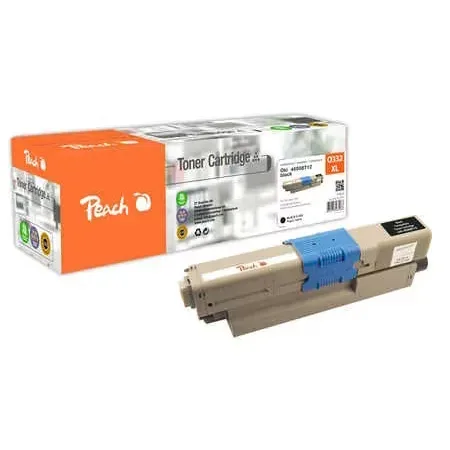 Peach Toner OKI C332XL 46508712 black remanufactured