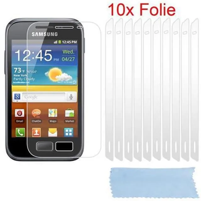 Cadorabo Samsung Galaxy ACE 2 Skyddsfilm 10x
