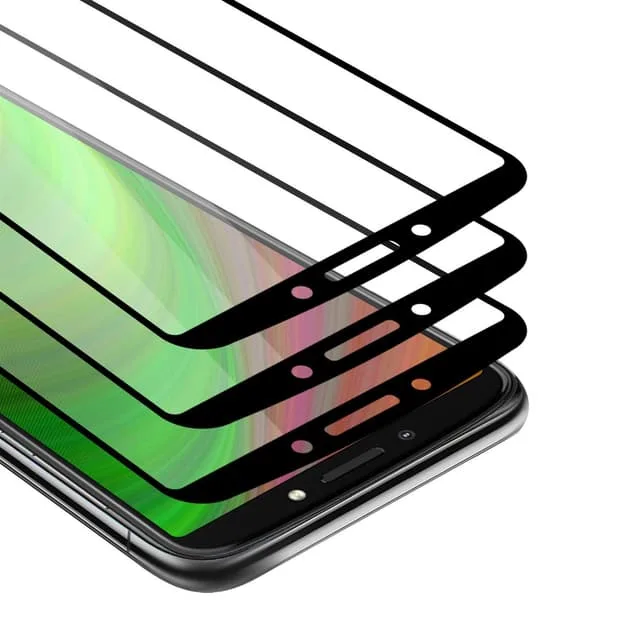 Cadorabo Motorola MOTO E5 PLUS skyddsglas 3-pack