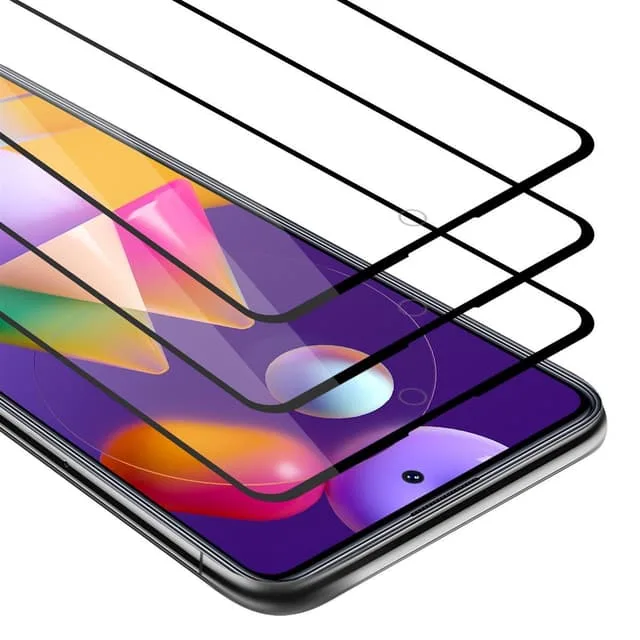 Cadorabo Samsung Galaxy M31s skärmskydd, 3-pack