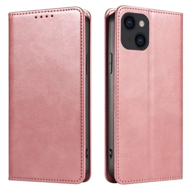 MTK Plånboksfodral för iPhone 15 Pro Max, röd