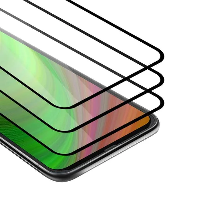 Cadorabo Motorola ONE HYPER skyddsglas 3-pack