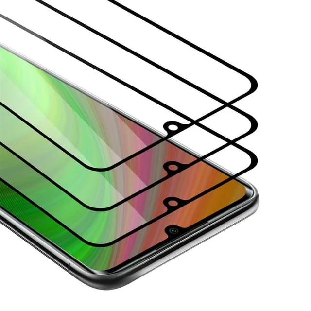 Cadorabo Xiaomi Mi NOTE 10 skärmskydd, 3-pack