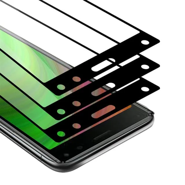 Cadorabo Sony Xperia 8 skärmskydd, 3-pack