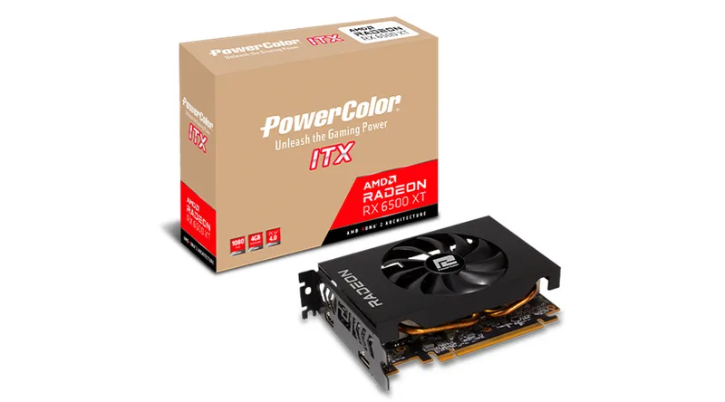PowerColor AXRX 6500XT 4GBD6-DH Radeon RX 6500 XT 4 GB grafikkort