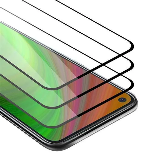 Cadorabo Oppo A92 skyddsglas 3-pack