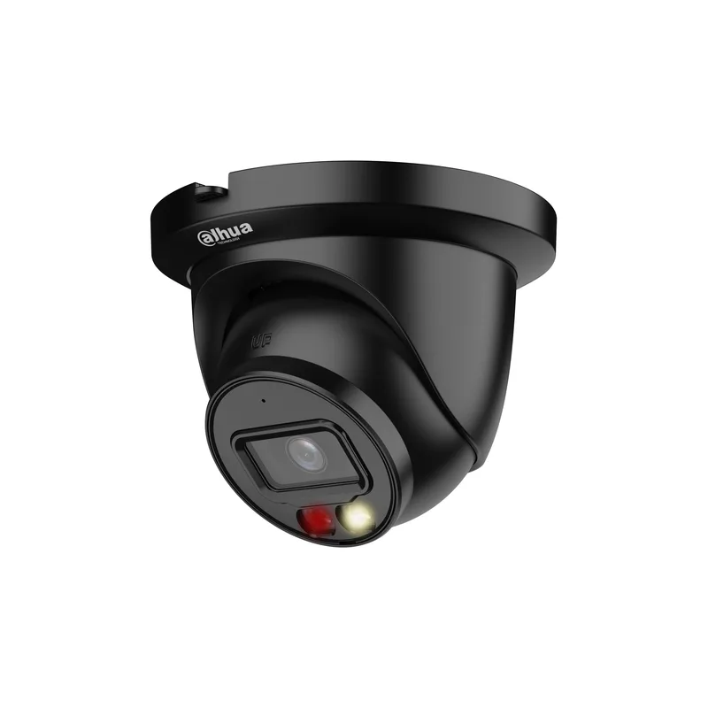 Dahua IPC-HDW2449TM-S-IL-0280B-BLACK 4MP Smart Dual Light Fast brännvidd Eyeball WizSense Nätverkskamera