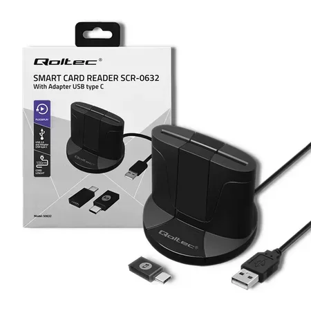 Qoltec SCR-0632 - SMART-kortläsare