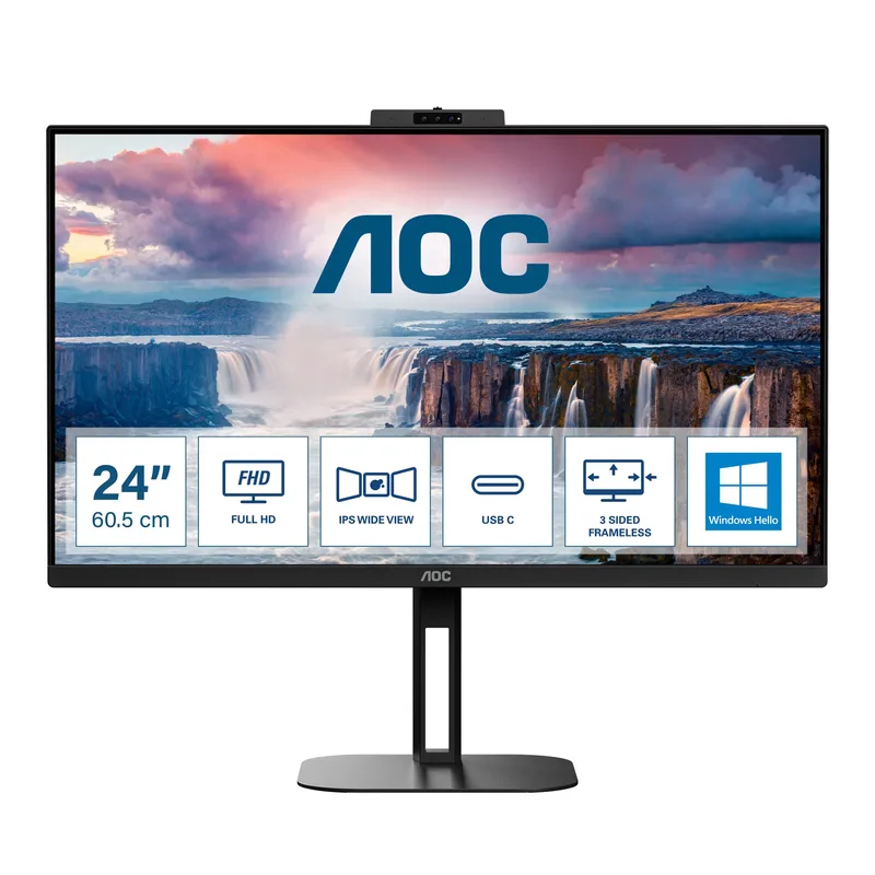 AOC Value-line 24V5CW/BK skärm 24 tum, Full HD