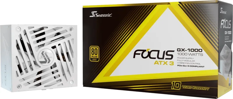 Seasonic Focus GX 1000W ATX 3.1 Vit