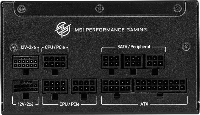 MSI MPG A1000GS PCIE5 nätaggregat 1000 W