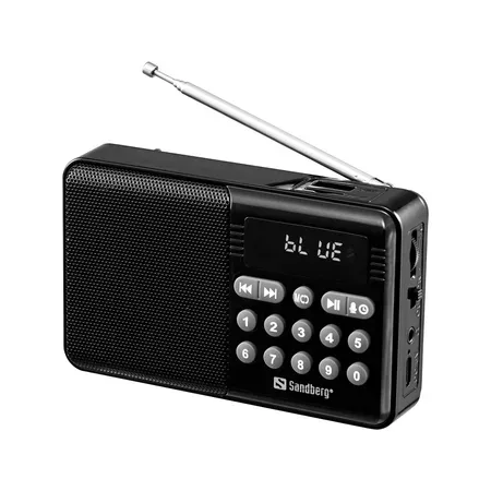 Sandberg Radio FM+BT Recharge, bärbar högtalare