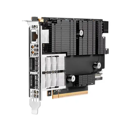 HPE InfiniBand NDR200/Ethernet 200GbE 2-port QSFP112 PCIe5 x16 MCX755106AC-HEAT Adapter