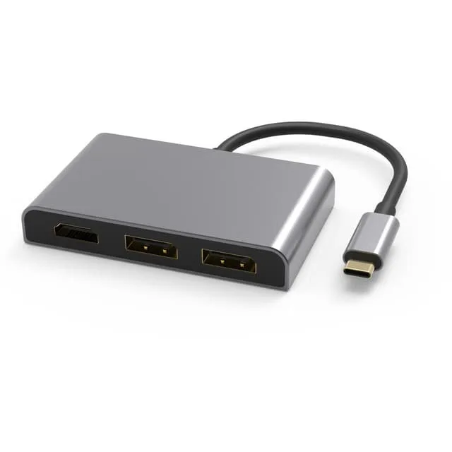 NÖRDIC USB-C 1 till 4 Dockningsstation