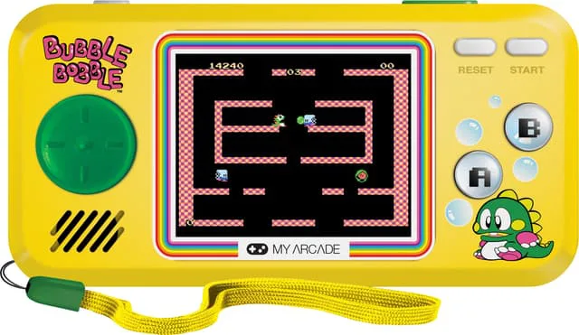 MY ARCADE Pocket Player Bubble Bobble handhållen konsol