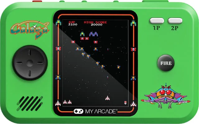 MY ARCADE Pocket Player Pro Galaga handhållen konsol