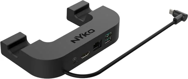NYKO Steam Deck 7-i-1 USB-C-dockningsstation med strömförsörjning