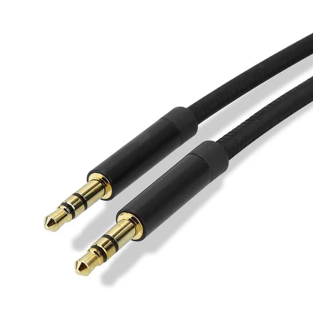 Cadorabo Aux-kabel 3.5 mm ljudkabel 3m Stereojackkabel