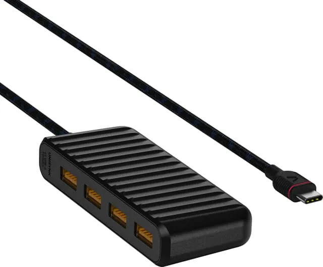 Unisynk USB-C till 4x USB-A minihubb