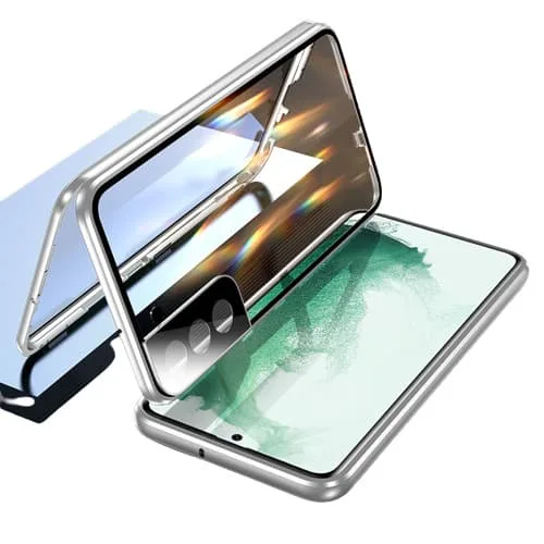 INF Magnetiskt Dubbelsidig Mobilfodral i Härdat Glas