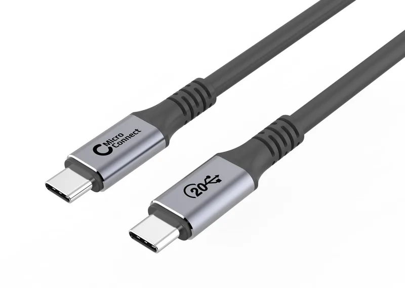 MicroConnect Premium USB-C Gen.2, 20Gbps, 100W, 2m